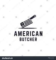 Butcher Knife American Flag Patterns Illustration Stock Vector Royalty Free 1430476997 Pattern Illustration American Flag Logo Restaurant