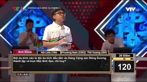Vtv) hải an là gương mặt được khán giả đặt nhiều kỳ vọng bởi trong trận thi tuần, cậu đã xác lập kỷ lục mới trong lịch sử 21 năm của đường lên đỉnh olympia về điểm số ở phần thi khởi động. Ä'Æ°á»ng Len Ä'á»‰nh Olympia 05 4 2020 Video Ä'a Phat Tren Vtv3 Vtv Vn