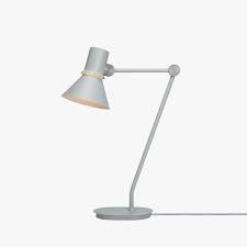 Usb table desk lamp, grey bedside nightstand lamp with usb charging port, solid wood unique lampshade,convenient pull chain for bedroom living room. Type 80 Desk Lamp Grey Mist