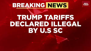US Supreme Court Strikes Down Trump Tariffs In Landmark 6-3 Verdict Citing  Illegal Use Of Power