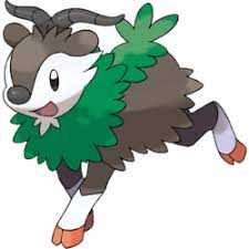 This powerful pokémon thrusts its prized horn under its enemies' bellies, then lifts and throws them. Skiddo Pokemon Planet Wikia Fandom