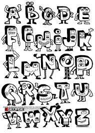 This font is labeled as. Hand Drawn Funny Monster Alphabet Isolated Letters Doodle Font Vector Illustration 9 Doodle Fonts Lettering Alphabet Lettering Alphabet Fonts