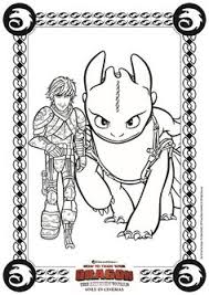 Hiccup And Toothless Coloring Page From Httyd 3 Dragon Coloring Page How Train Your Dragon Cute Coloring Pages