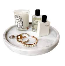 Get the lowest price on your favorite brands at poshmark. Beach D 10 Genuine Marble Round Vanity Tray Bathroom Tray Jewelry Purfume Tray Amazon Sg Home