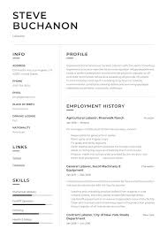 general laborer resume & writing guide