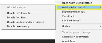 Windows 10 windows 8 windows 7 windows 10 stellen sie sicher, dass keine weitere anwendung oder ein anderes antivirenprogramm auf ihrem pc ausgeführt wird. 1 So Deaktivieren Sie Avast