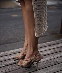 Bottega Veneta Beige Mesh Stretch Pumps Trending Womens Shoes Bottega Veneta Shoes Pumps Outfit