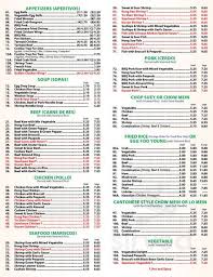 See Thru Chinese Kitchen Menu In Chicago Illinois Usa