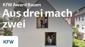 Zinsverbilligte darlehen bis zu 120.000 euro und 25. Modernes Doppelhaus Am Weinberg Kfw Award Bauen 2020 Platz 1 Bestand Youtube