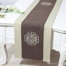 Tea party table runner product details: 250x33 Cm Long New Dinner Party Table Runner Chinese Embroidery Lucky Home Decor Rectangle Cotton Linen Tea Table Cloth Dining Table Mats From Zuotang 60 76 Dhgate Com