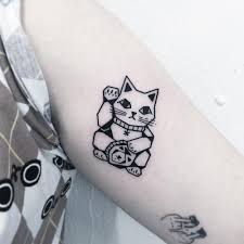Xăm hình mèo thần tài ở bụng. 99 Hinh XÄƒm Meo Tháº§n Tai Tattoo May Máº¯n Nháº­t Báº£n Ä'áº¹p Nháº¥t