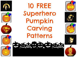 You are getting 4 small and one grand pumpkin here carved beautifully to bring out the spooky smiling face. 10 Free Superhero Pumpkin Carving Patterns For Comic Book Fans