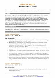 Business Owner Resume Samples Qwikresume