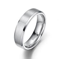 Brushed Matte Finish Titanium Wedding Engagement Rings For Men Women Mens Wedding Rings Titanium Mens Wedding Rings Platinum Mens Wedding Rings