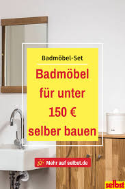 Badmobel Set Selbst De Selber Machen Badezimmer Wohnwand Selber Bauen Badmobel Set