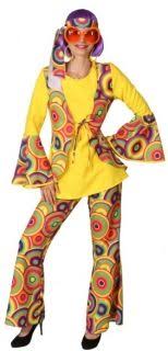 Summertime Anzug Damen Hippie 60er Jahre Karneval Disfraz Hippie Mujer Moda De Los 70 Hippie Mujer