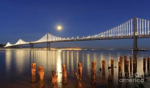 More images for moonrise san francisco » San Francisco Oakland Bay Bridge With Full Moon Rising At Dusk Photograph By Yuval Helfman