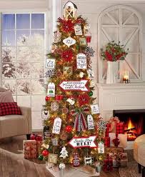 Buffalo plaid is a big trend in winter decorating this year, especially on christmas and this buffalo check plaid christmas tree does not disappoint with its trendy yet classic style. Ornaments Christmas Ornaments Christmas Decor Farmhouse Ornaments Wreath Plaid Buffalo Check Holiday Decorations Trendy Handwritten Rustic Christmas Ornaments Accents