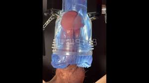 Член японского парня виден сквозь плоть. Сперма в жопе в Fleshlight TURBO  CORE.