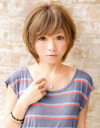前髪 顔周りでみせる小顔ショートカット afloat d lのヘアスタイル ショートカット ヘアスタイル 女性 髪型 ショート