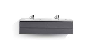 Buy grey bathroom cabinets and get the best deals at the lowest prices on ebay! Keetchen Oslo 84 High Gloss Grey Bathroom Vanity Keetchen