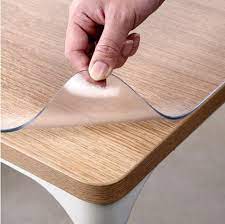 Sale Transparent Scrub Table Protector Round Square Or Rectangle Water Heat Resistant Placemat 1 5mm Thick Clear Table Desk Protector In 2020 Waterproof Tablecloth Desk Protector Table Cloth