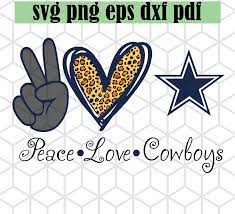 Peace Love Cowboys Svg Svg Files For Silhouette Files For Cricut Svg Dxf Eps Png Instant Download Svg Peace And Love Cowboys