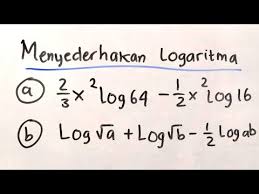 Check spelling or type a new query. 3 Contoh Soal Operasi Hitung Logaritma Matematika Sma Youtube