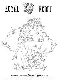 This is the last thronecoming drawing we are going to post. Legacy Day Raven Queen Coloring Page Ever After High