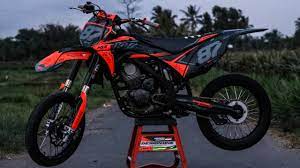 Gambar motor klx warna merah. Review Decal Motor Trail Paling Keren Warna Flow By Design One Youtube