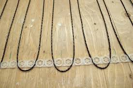 Ideally, it's placed above the subfloor so the heat source is radiant heating works well with ceramic tile and vinyl, but not with wood floors. How To Install A Heated Tile Floor And Also How Not To Install A Heated Tile Floor The Creek Line House