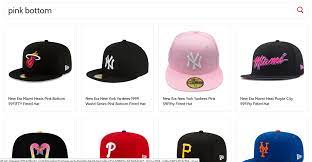 Colored Brim Fitted Hats How Do I Find Them