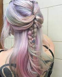 Show Some Unicorn Love And Give Lesliehair A Follow Good Morning Here S Mermaid Hair Color Hair Styles Bright Hair