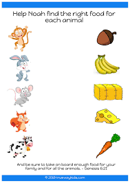 Animal And Food Worksheet Toddler Learning Activities Fun Worksheets For Kids Shape Activities Preschool