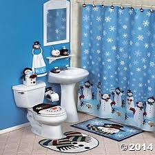 Snowman Bathroom Decor Christmas Bathroom Bathroom Decor Christmas Bathroom Sets