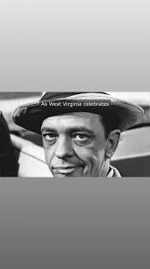 🎉 West Virginia celebrates the 100th birthday of its beloved son, Don  Knotts! Born in Morgantown