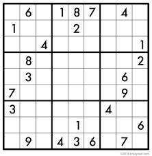 Each row, column and jigsaw shape contains all of the digits 1 thru 9. Daily Sudoku Solve This Puzzle At Krazydad Insane Sudoku Fill