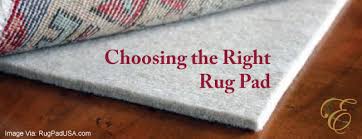 choosing the right rug pad eastmans carpet flooring