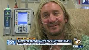 Paraglider Mark Dann talks to 10News about crash at Torrey Pines Gliderport