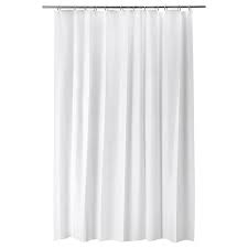Bjarsen Shower Curtain White 180x200 Cm In 2020 White Shower Curtain Curtains With Rings Curtains