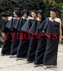 Black Bridesmaid Dresses South Africa Style Nigerian Plus Size Mermaid Maid Of Honor Gowns Fo Wholesale Bridesmaid Dresses Black Bridesmaids Bridesmaid Dresses
