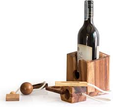 Level of difficulty on a scale of 1 to 5: Gifts Wine Bottle Puzzles Games For Adults Party Brain Teaser Hard Puzzle Board Games For Adults Box Lover Funny Fit Wine Game Gadgets 3d Wine Bottle Puzzle Toys Games Amazon Com