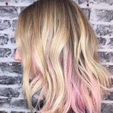 Other bright, highly pigmented colors like violet dream, sunset orange, poison, or virgin pink, and darker tones level 10 + above. Get Crazy Creative With These 50 Peekaboo Highlights Ideas Hair Motive Hair Motive