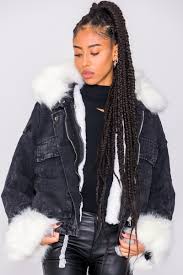 Jupe cuir, tailleur jupe, jupe en jean / robe femme : Pljacka Uvoz Osvjetljenje Manteau En Jean Avec Fourrure Tedxdharavi Com