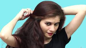 Long feathered hairstyle for thin hair. Easy Self Hairstyle For Long Hair 2018 Hairstyle For Party Work Wedding Hair Style Girl Youtube