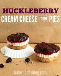 Huckleberry Cream Cheese Mini Pies Recipe Huckleberry Recipes Mini Pies Fruit Recipes