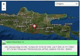 Bmkg gempa hari ini 2021 terjadi di denpasar, dirasakan hingga jatim. Info Gempa Mag 3 6 Sr 14 Nov 20 Bmkg Juanda Sidoarjo Facebook