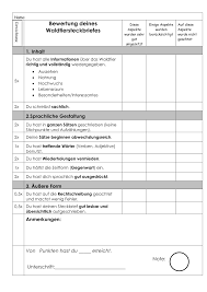 Bewertung Aufsatz Tiersteckbrief In 2020 Aufsatz Schreiben Lernen Brief