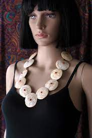 Sea shell potpourri bag, fresh ocean scent sea shell conch and rattan ball sachets decorative spring fragrance bowl filler and vase filler by domestar 4.4 out of 5 stars 834 $9.98 $ 9. Naga Tribal Necklace With Vintage Conch Shell Disks From Nagaland