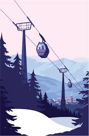 Stratton Winter Campaign On Behance In 2020 Ski Art Snowboard Art Landscape Illustration